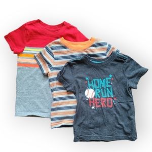 Cat & Jack 18M Lot of 3 Short Sleeve Shirts